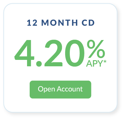 4.20% 12 Month CD