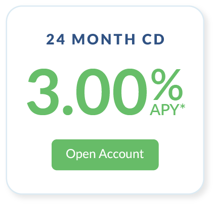 3.00% 24 Month CD