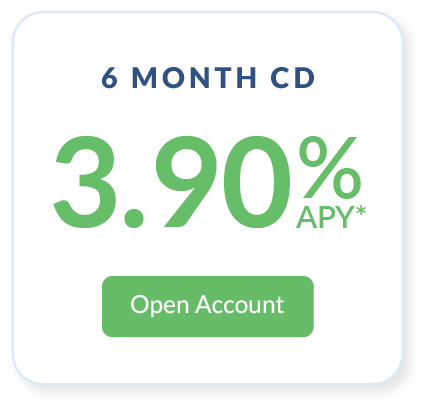 3.90% 6 Month CD
